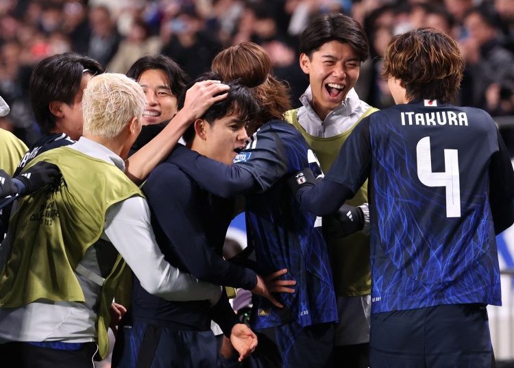 日本隊(duì)22名旅歐球員中15人來自五大聯(lián)賽，是22年3月出線時的兩倍