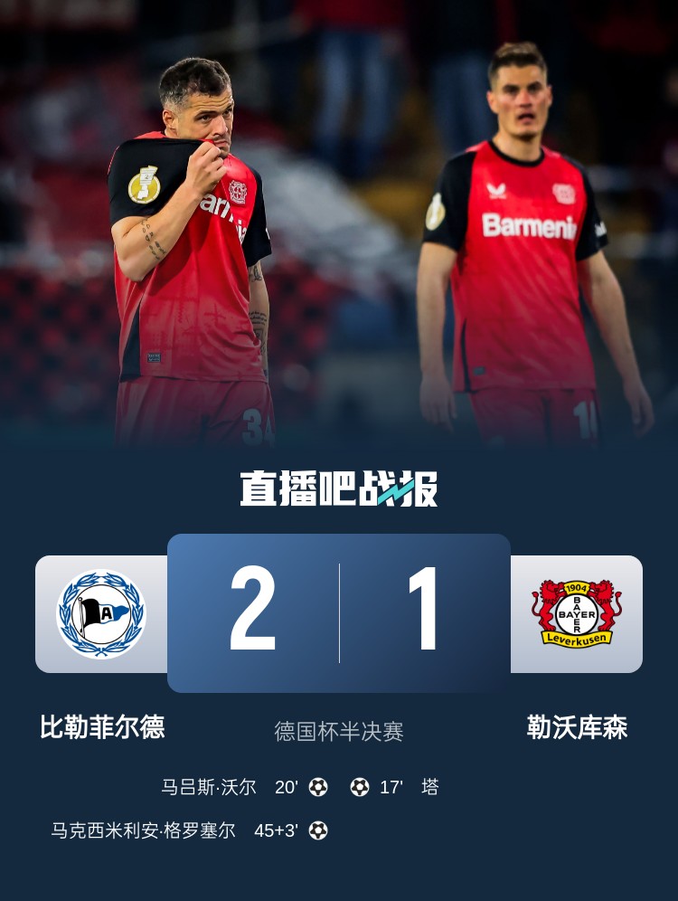 比勒菲爾德是史上第4支晉級德國杯決賽的德丙球隊，此前3隊未奪冠